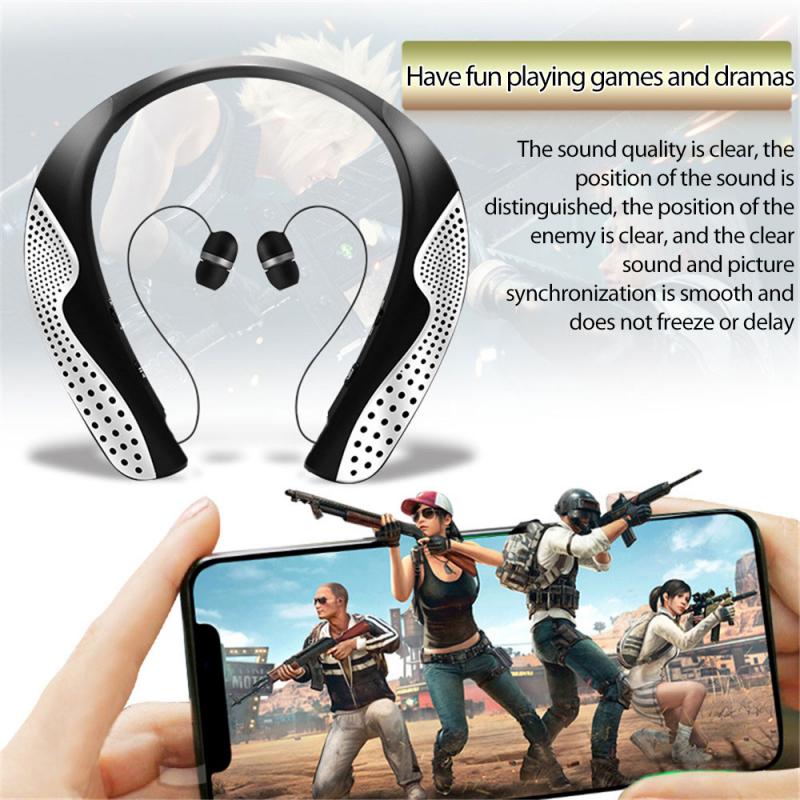 Neck-mounted Sports Bluetooth Headset