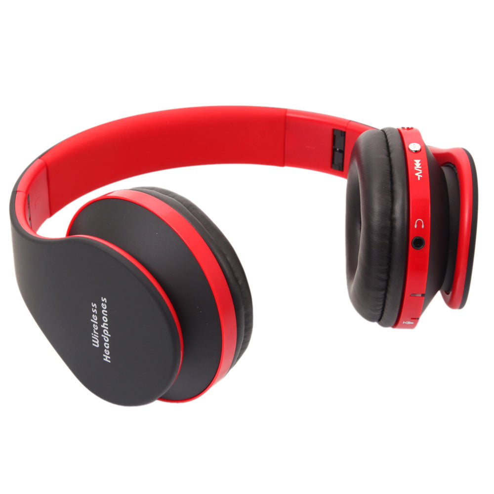 Red/Black V3.0 EDR Wireless Stereo Sports Bluetooth Headphone with Mic