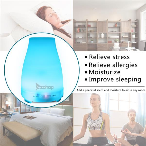 110V 200ML Color Cycling Aroma Diffuser with Controller