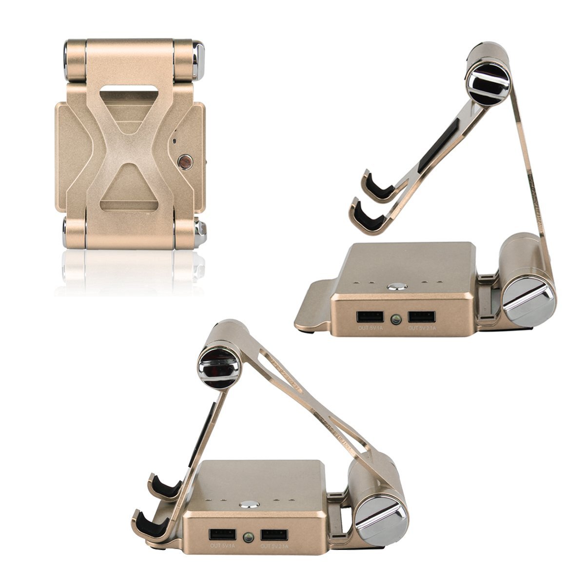 Podium Style Stand With Extended Battery Up To 200% For iPad, iPhone