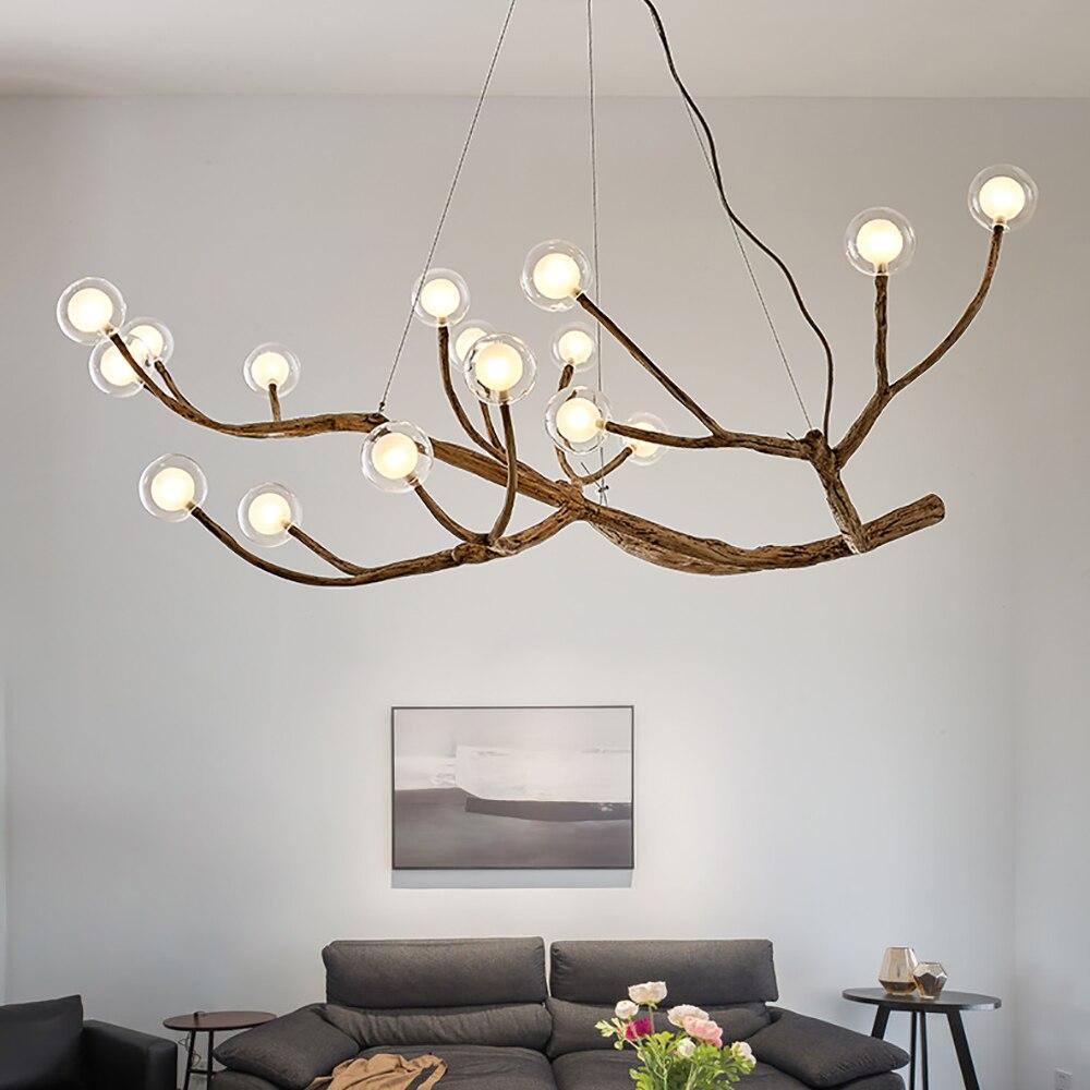 Nordic LED Branch Chandelier Lights Living room Lamps Modern Molecular